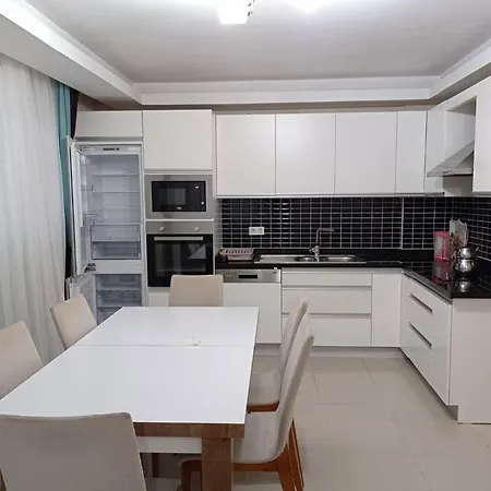 Belek'te Ortak Havuzlu, 4+1 Dubleks-awz156 Apartment Serik